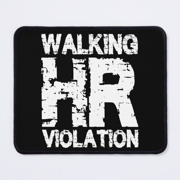 Item preview, WALKING HR VIOLATION, WHITE DESIGN designed and sold by Rejiboustarts.