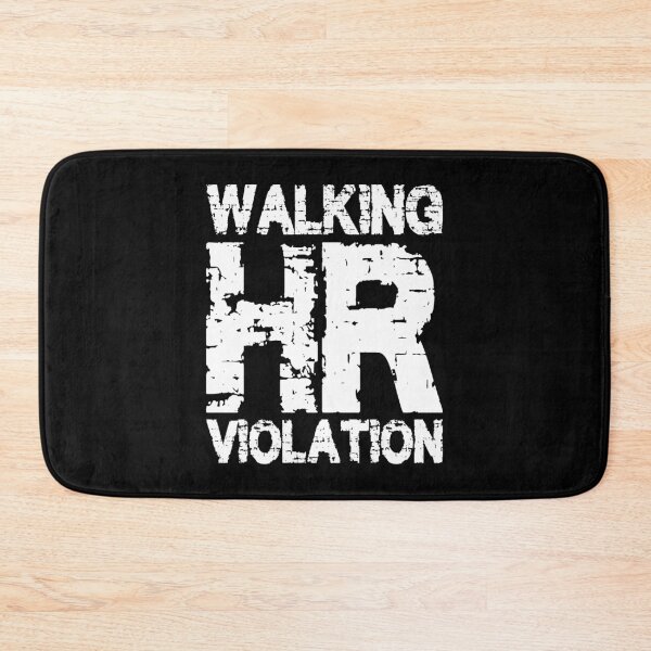 Item preview, WALKING HR VIOLATION, WHITE DESIGN designed and sold by Rejiboustarts.