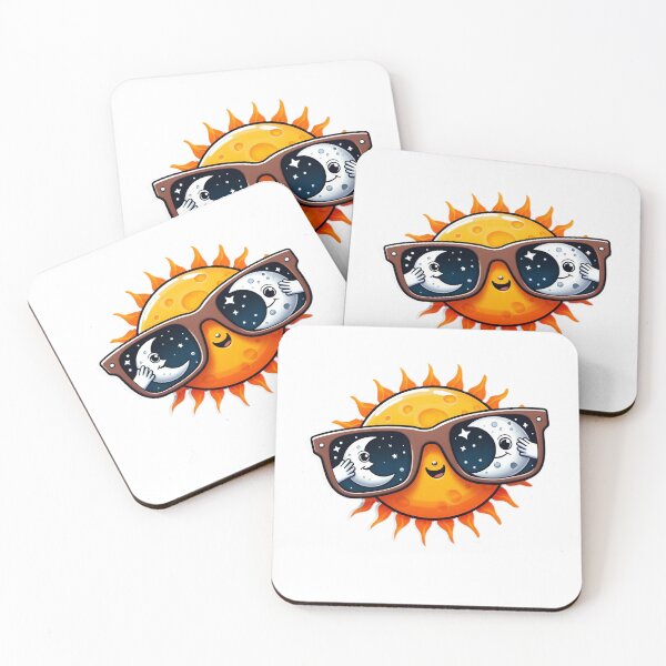 Item preview, Sun Moon Funny Eclipse Glass, Solar Eclipse 2024, April 8 2024 Funny  designed and sold by SlocifieShop.
