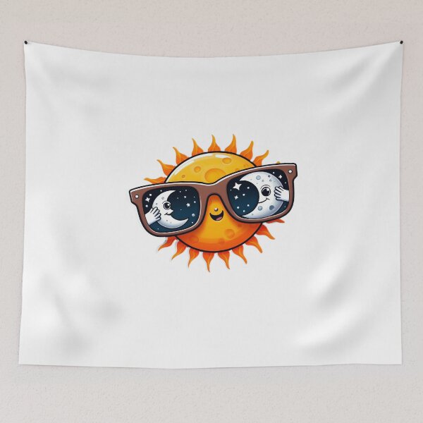Item preview, Sun Moon Funny Eclipse Glass, Solar Eclipse 2024, April 8 2024 Funny  designed and sold by SlocifieShop.