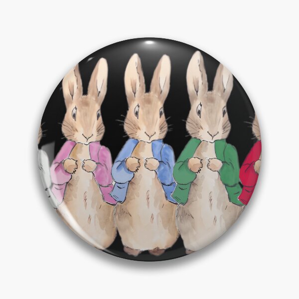 Aperçu de l'œuvre Aquarelle Pâques Peter Rabbit avec gros oeuf de Pâques créée et vendue par DONELLENCOR3.