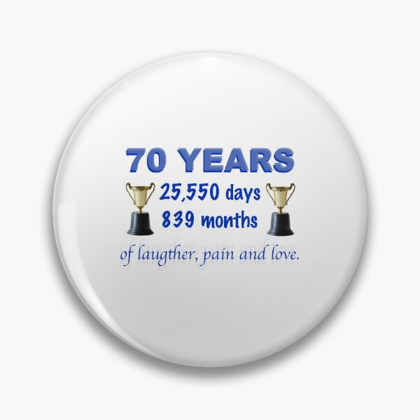 Item preview, Funny 70th Birthday Quote designed and sold by Lifeforceprints.
