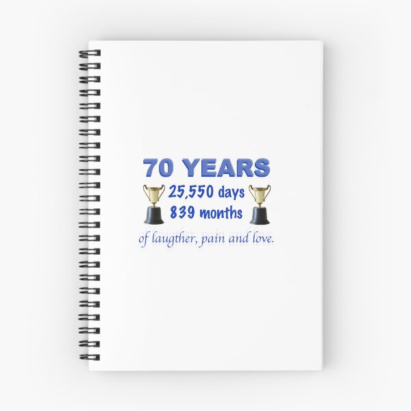 Item preview, Funny 70th Birthday Quote designed and sold by Lifeforceprints.