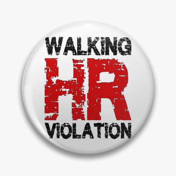 Item preview, WALKING HR VIOLATION, BLACK AND RED DESIGN designed and sold by Rejiboustarts.