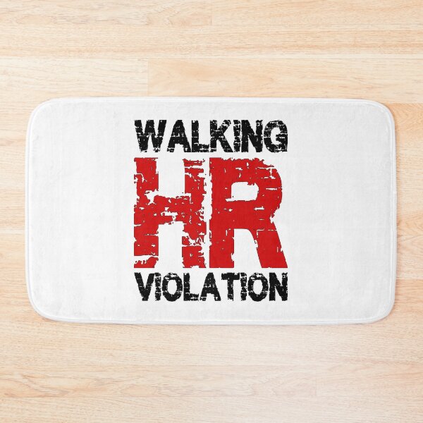 Item preview, WALKING HR VIOLATION, BLACK AND RED DESIGN designed and sold by Rejiboustarts.