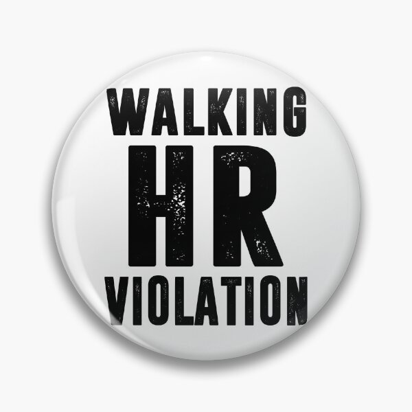 Item preview, WALKING HR VIOLATION. BLACK designed and sold by Rejiboustarts.