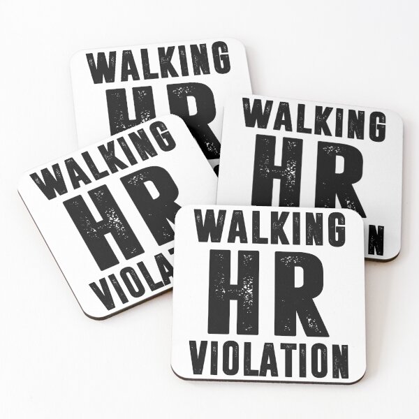 Item preview, WALKING HR VIOLATION. BLACK designed and sold by Rejiboustarts.