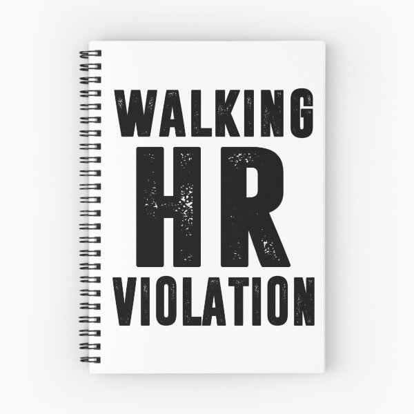 Item preview, WALKING HR VIOLATION. BLACK designed and sold by Rejiboustarts.