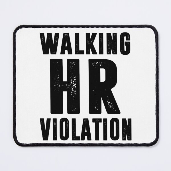 Item preview, WALKING HR VIOLATION. BLACK designed and sold by Rejiboustarts.
