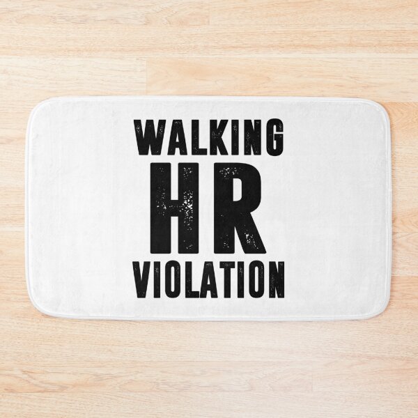 Item preview, WALKING HR VIOLATION. BLACK designed and sold by Rejiboustarts.