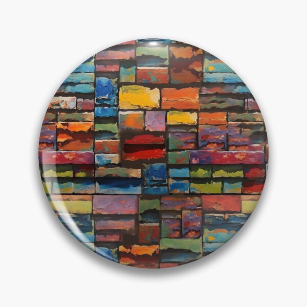 Item preview, Colourful Brick Pattern designed and sold by DiscoGypsyFish.