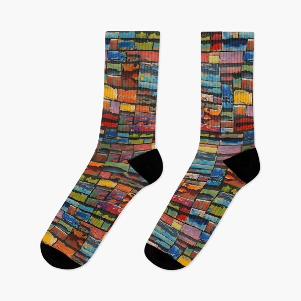 Item preview, Colourful Brick Pattern designed and sold by DiscoGypsyFish.