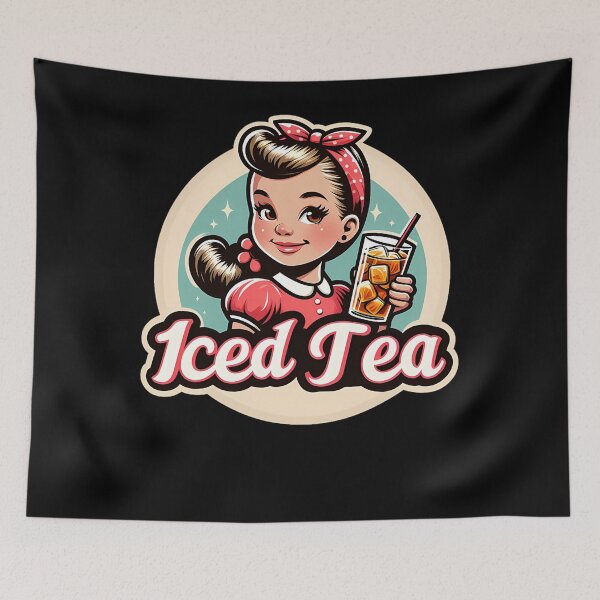 Item preview, Retro Beverage - Iced Tea designed and sold by GeorBrowne.