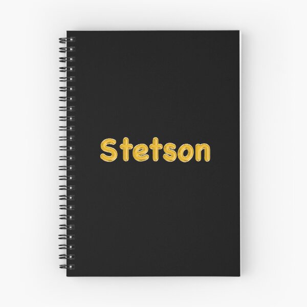 Item preview, Golden Balloon Stetson Name Label (Black) designed and sold by NormadWorld.