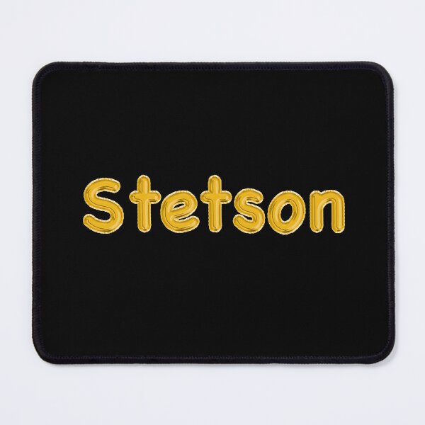 Item preview, Golden Balloon Stetson Name Label (Black) designed and sold by NormadWorld.