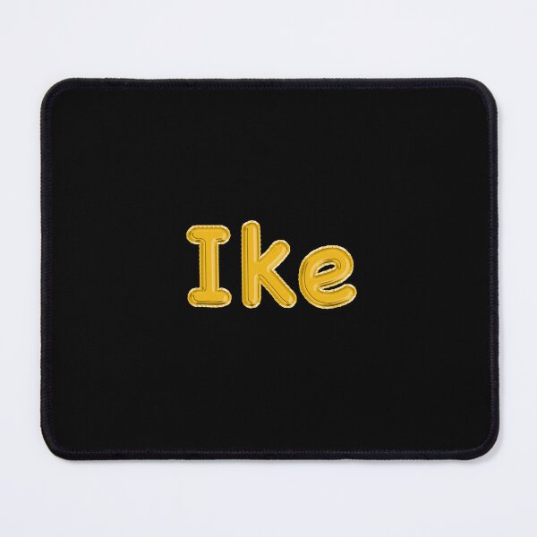 Item preview, Golden Balloon Ike Name Label (Black) designed and sold by NormadWorld.