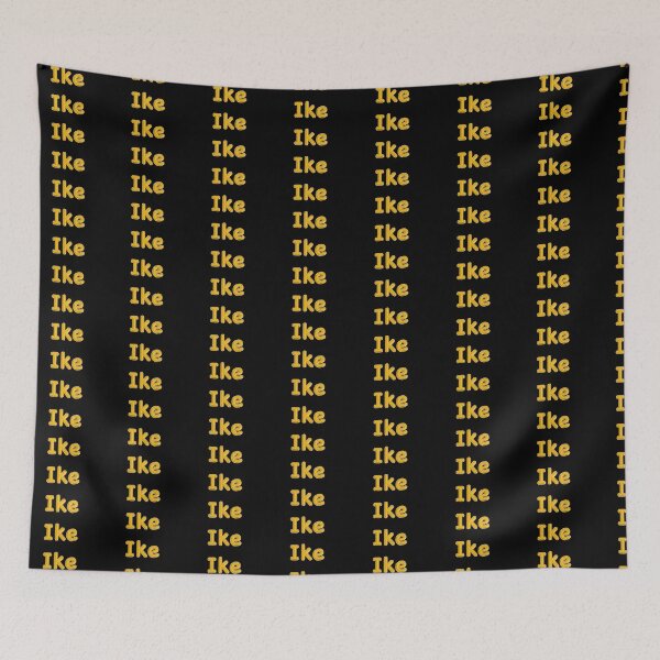 Item preview, Golden Balloon Ike Name Label (Black) designed and sold by NormadWorld.