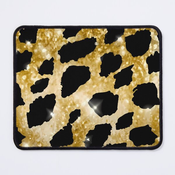 Item preview, gold foil gillter clean sparkiles gold foil gillter clean sparkiles leopard print pattern--tile, painting, poster, photo, fashion print pattern designed and sold by brokenpones.