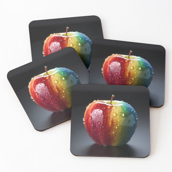 Artikelvorschau, Apple-Regenbogen-Digitalpapier 300 dpi entworfen und verkauft von Mr911.