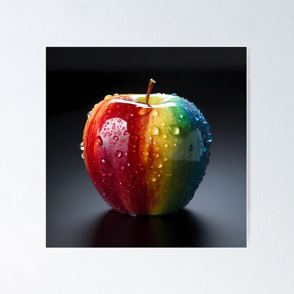 Artikelvorschau, Apple-Regenbogen-Digitalpapier 300 dpi entworfen und verkauft von Mr911.