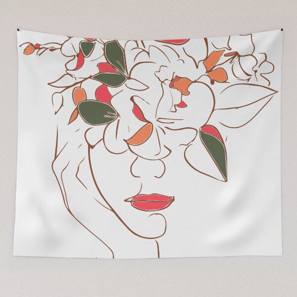 Item preview, A Line Women With Flowers color designed and sold by Magdalena-7.