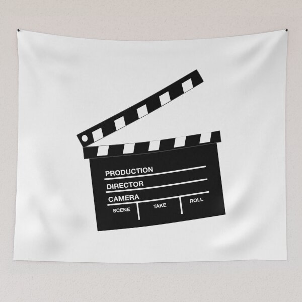 Item preview, clapperboard designed and sold by dreamtravel.