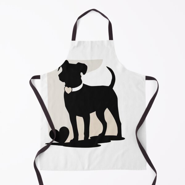 Artikelvorschau, Herzlicher Hund Silhouette Kunst entworfen und verkauft von KiffKev.