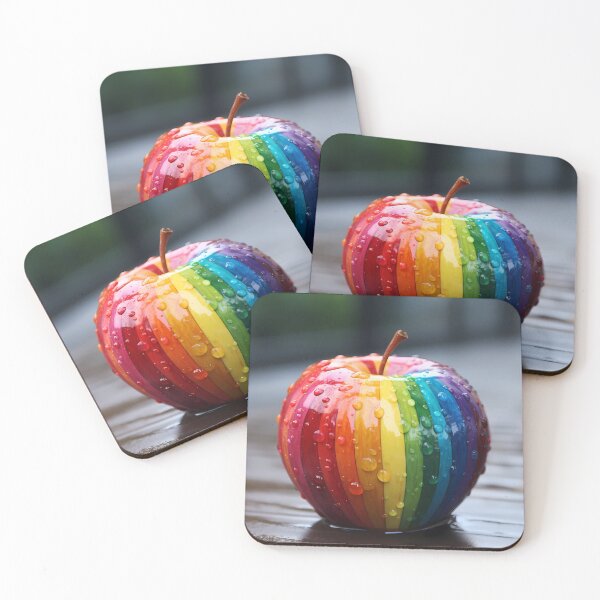 Artikelvorschau, Apple-Regenbogen-Digitalpapier 300 dpi entworfen und verkauft von Mr911.