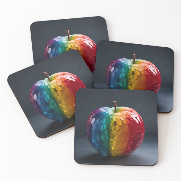 Artikelvorschau, Apple-Regenbogen-Digitalpapier 300 dpi entworfen und verkauft von Mr911.