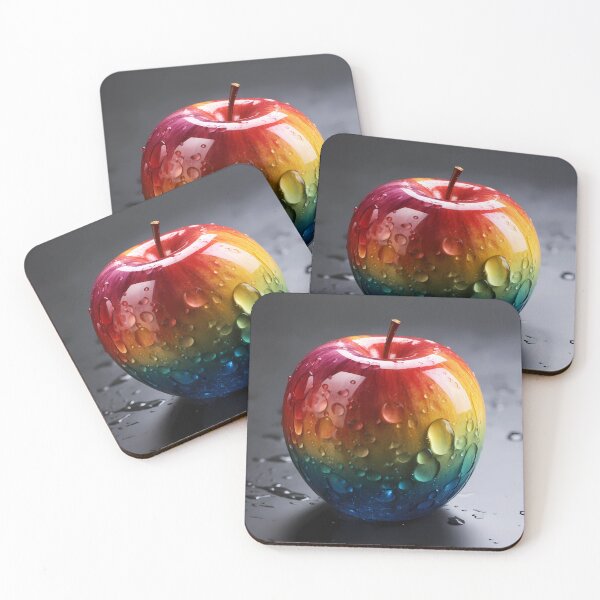 Artikelvorschau, Apple-Regenbogen-Digitalpapier 300 dpi entworfen und verkauft von Mr911.