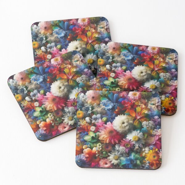 Item preview, Blossoming Dreams A Symphony of Floral Textures designed and sold by ArtComixHaven.