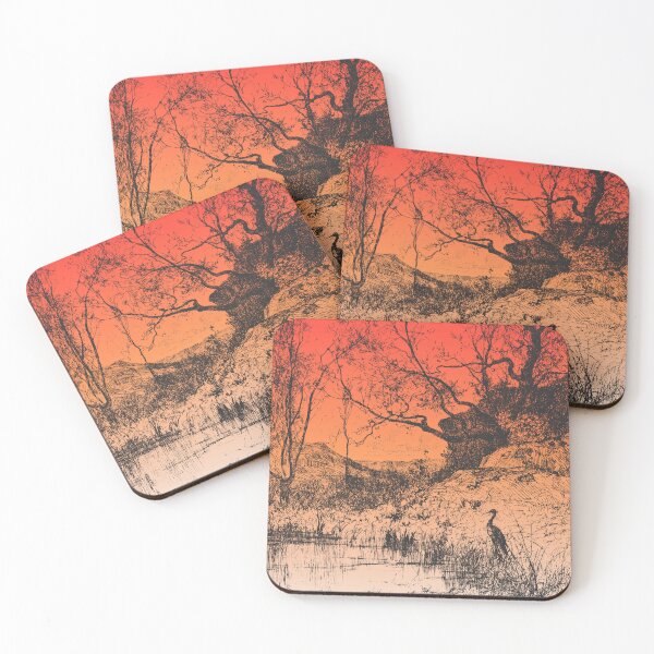 Item preview, Sunset Over Forest Swamp designed and sold by SkyisBright.