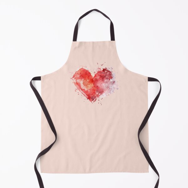 Item preview, abstract watercolor heart designed and sold by ZlodziejkaKiwi.