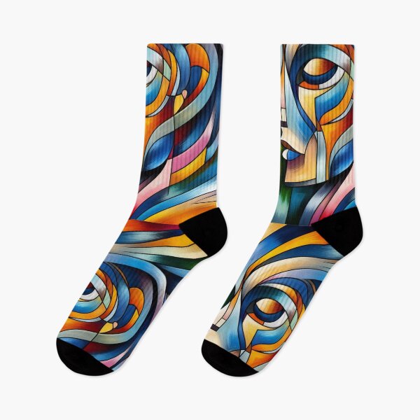 Item preview, Abstract Elegance Flowing Through Strokes of Colourful Emotion designed and sold by ArtComixHaven.