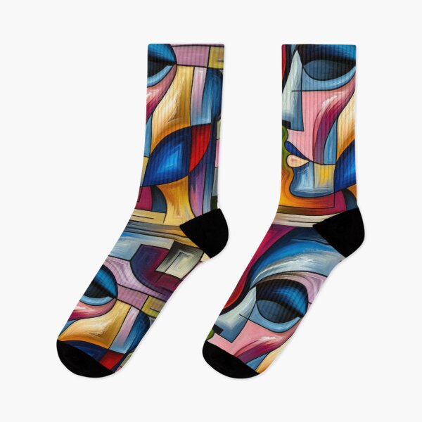 Item preview, Surreal Contours and Vibrant Tones in Abstract Harmony designed and sold by ArtComixHaven.