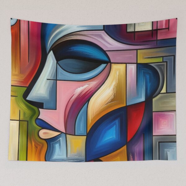 Item preview, Surreal Contours and Vibrant Tones in Abstract Harmony designed and sold by ArtComixHaven.