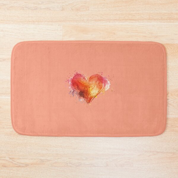 Item preview, abstract watercolor heart designed and sold by ZlodziejkaKiwi.
