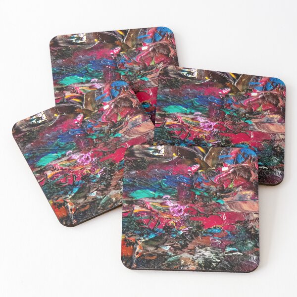 Item preview, Dantes Macaw Parrot Flying over Jungle at Sunset Abstract Art designed and sold by oz10.