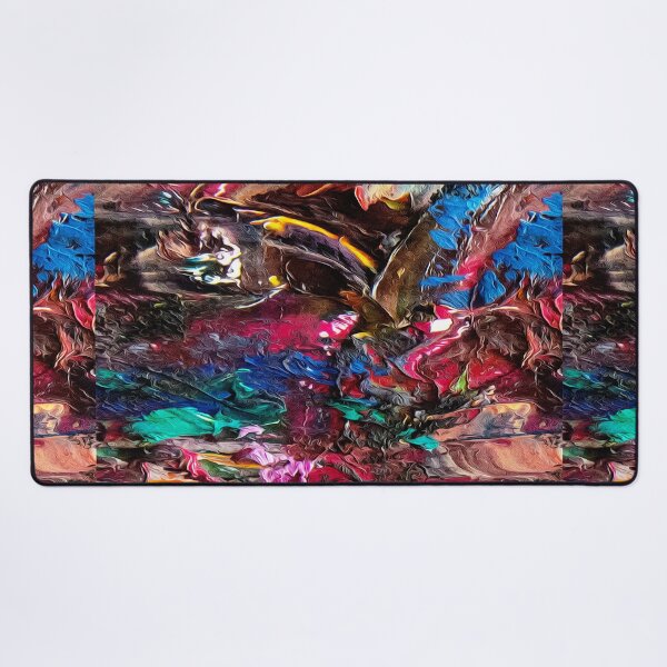 Item preview, Dantes Macaw Parrot Flying over Jungle at Sunset Abstract Art designed and sold by oz10.