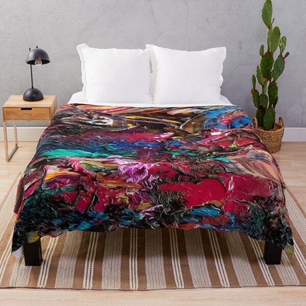 Item preview, Dantes Macaw Parrot Flying over Jungle at Sunset Abstract Art designed and sold by oz10.