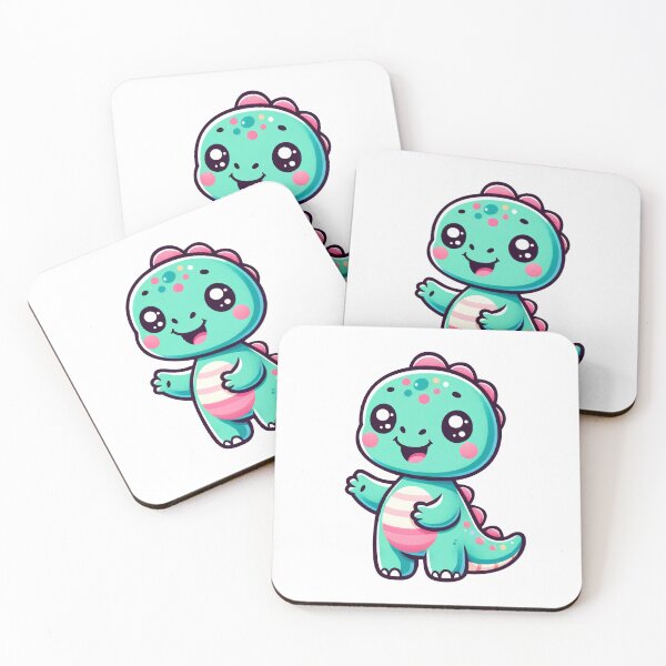 Item preview, Dino Delight, Embrace Your Happy, Cute Dinosaur for children's designed and sold by IcebearDesign.
