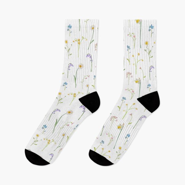 Item preview, White field flowers designed and sold by crumpsticks.
