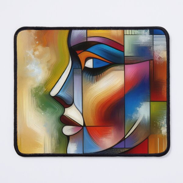Item preview, Abstract Contemplation in Warm Hues and Cool Shadows designed and sold by ArtComixHaven.