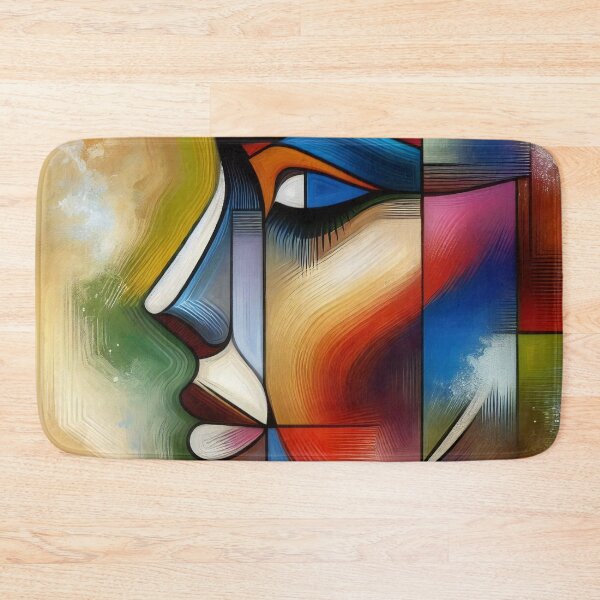 Item preview, Abstract Contemplation in Warm Hues and Cool Shadows designed and sold by ArtComixHaven.