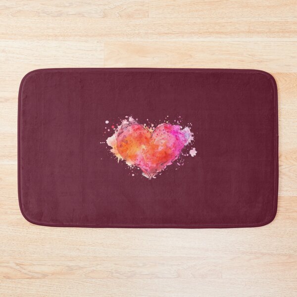 Item preview, abstract watercolor heart designed and sold by ZlodziejkaKiwi.
