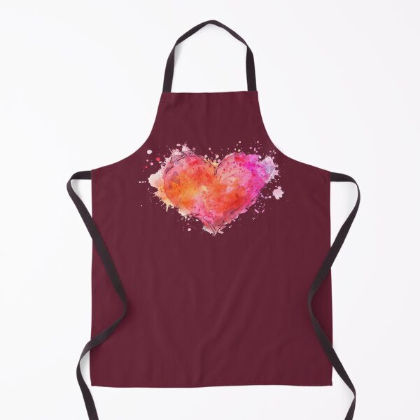 Item preview, abstract watercolor heart designed and sold by ZlodziejkaKiwi.