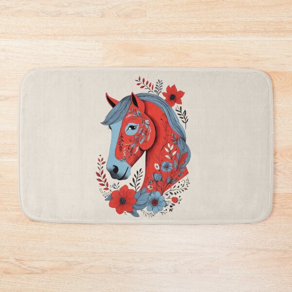 Item preview, Swedish Dala Horses Red, Funny Dala Horses designed and sold by Madebysomeny.