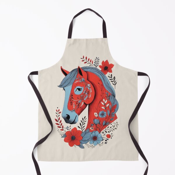 Item preview, Swedish Dala Horses Red, Funny Dala Horses designed and sold by Madebysomeny.
