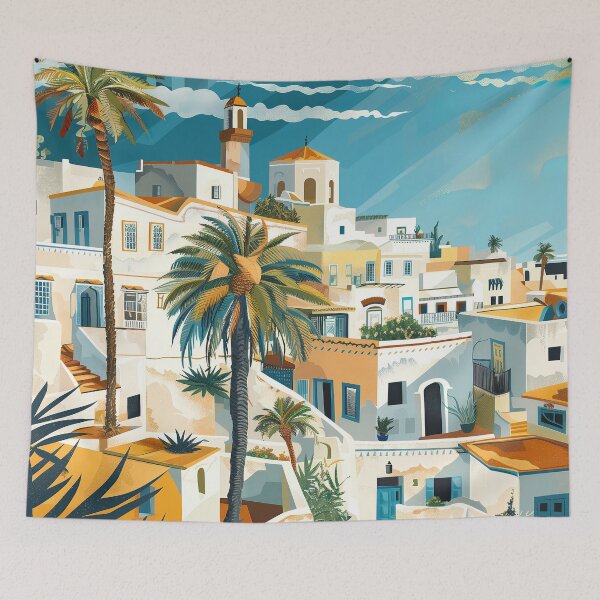 Item preview, Tunisia Digital Illustration designed and sold by ComicsFactory.
