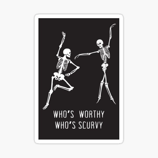 Item preview, Who's worthy who's scurvy designed and sold by Tribal--Dreams.